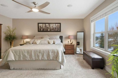 247 St Moritz Drive Sw, Calgary, AB - Indoor Photo Showing Bedroom