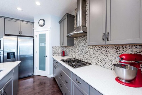 67 Auburn Sound Manor Se, Calgary, AB - Indoor Photo Showing Kitchen With Upgraded Kitchen