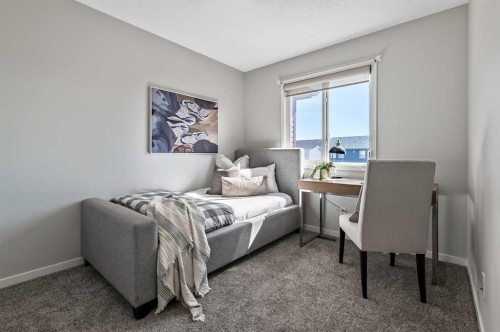 6 Autumn Green Se, Calgary, AB - Indoor Photo Showing Bedroom