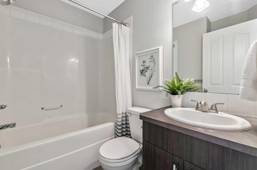 6 Autumn Green Se, Calgary, AB - Indoor Photo Showing Bathroom