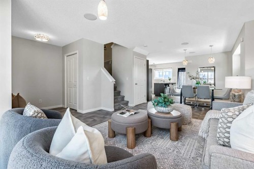 6 Autumn Green Se, Calgary, AB - Indoor Photo Showing Living Room