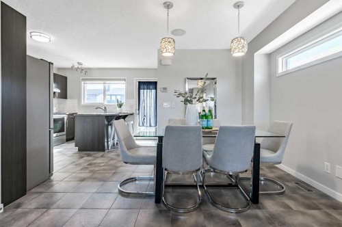 6 Autumn Green Se, Calgary, AB - Indoor Photo Showing Dining Room