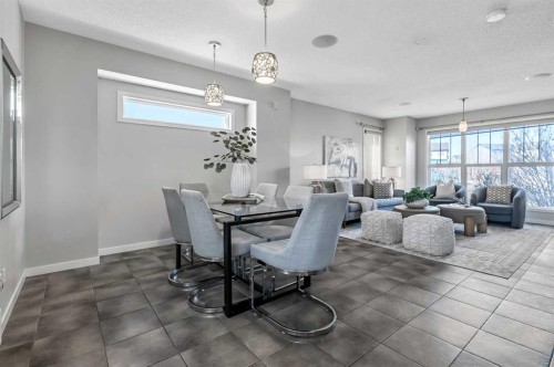 6 Autumn Green Se, Calgary, AB - Indoor Photo Showing Dining Room