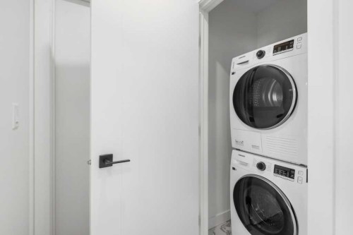306-8375 Broadcast Avenue, Calgary, AB - Indoor Photo Showing Laundry Room