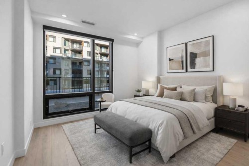 306-8375 Broadcast Avenue, Calgary, AB - Indoor Photo Showing Bedroom