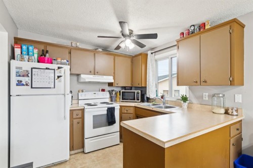157 Penbrooke Close Se, Calgary, AB - Indoor Photo Showing Kitchen With Double Sink