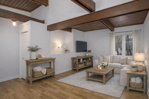 15 A Arlington Bay Se, Calgary, AB - Indoor Photo Showing Living Room