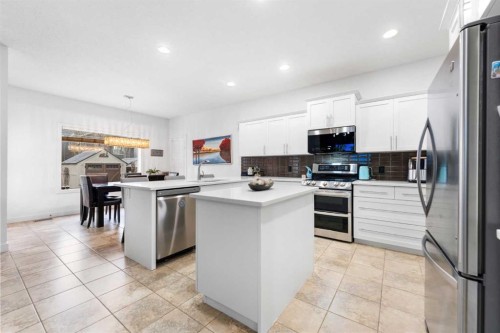 46 Autumn Circle Se, Calgary, AB - Indoor Photo Showing Kitchen With Stainless Steel Kitchen