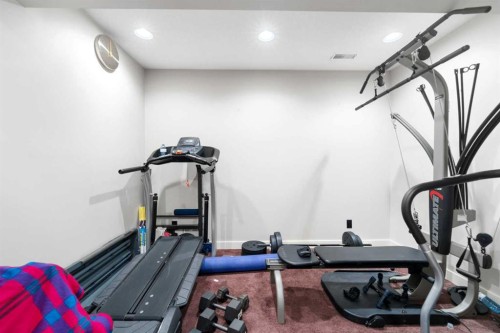 46 Autumn Circle Se, Calgary, AB - Indoor Photo Showing Gym Room