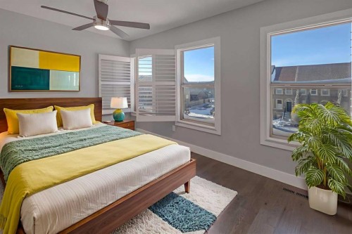 42 Sage Meadows Terrace Nw, Calgary, AB - Indoor Photo Showing Bedroom