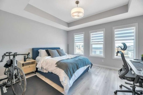 121 Dawson Circle, Chestermere, AB - Indoor Photo Showing Bedroom