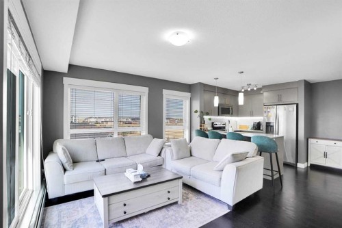 6415-302 Skyview Ranch Drive Ne, Calgary, AB - Indoor Photo Showing Living Room