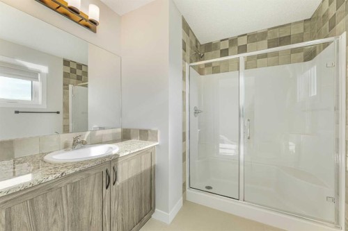 747 Creekside Boulevard Sw, Calgary, AB - Indoor Photo Showing Bathroom