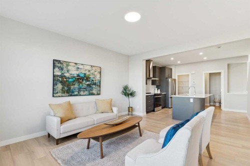 438 South Shore Drive, Chestermere, AB - Indoor Photo Showing Living Room