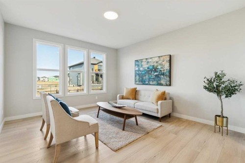 438 South Shore Drive, Chestermere, AB - Indoor Photo Showing Living Room