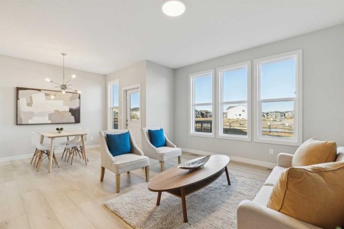 438 South Shore Drive, Chestermere, AB - Indoor Photo Showing Living Room