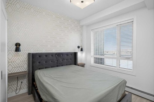 2408-76 Cornerstone Passage Ne, Calgary, AB - Indoor Photo Showing Bedroom