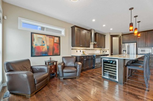 199 Cranarch Landing Se, Calgary, AB - Indoor Photo Showing Kitchen With Upgraded Kitchen