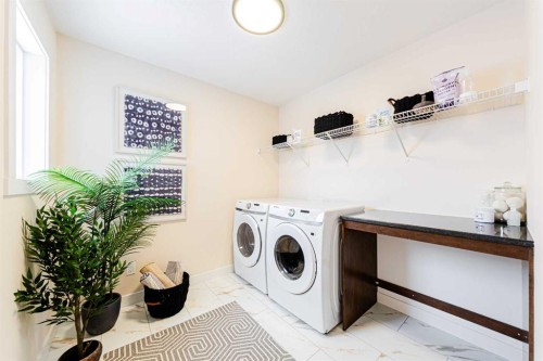 691 Buffaloberry Manor Se, Calgary, AB - Indoor Photo Showing Laundry Room