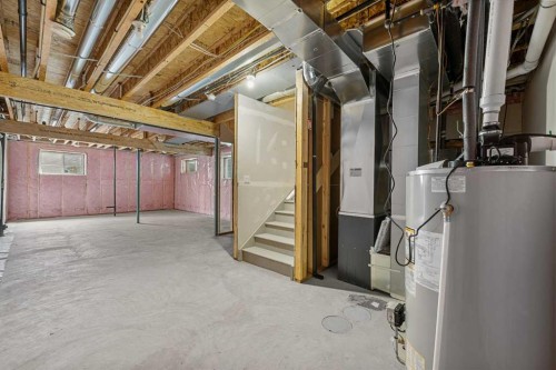 84 Buffaloberry Manor Se, Calgary, AB - Indoor Photo Showing Basement