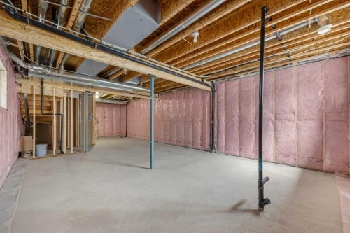 84 Buffaloberry Manor Se, Calgary, AB - Indoor Photo Showing Basement