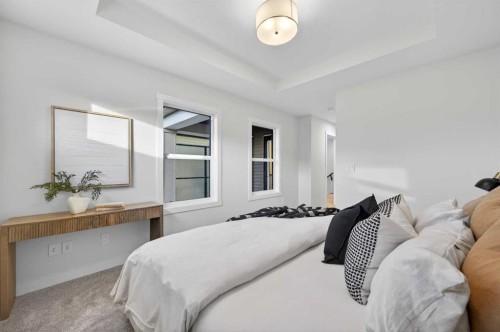 1051 Bayview Crescent, Airdrie, AB - Indoor Photo Showing Bedroom