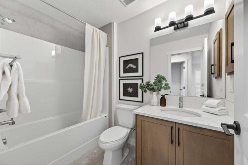 1051 Bayview Crescent, Airdrie, AB - Indoor Photo Showing Bathroom