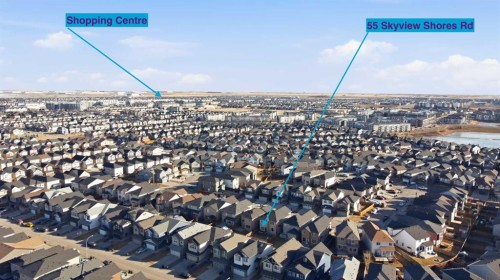 55 Skyview Shores Road Ne, Calgary, AB - Outdoor With View