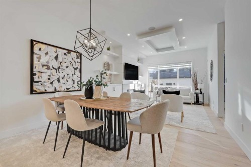 911 22 Avenue Nw, Calgary, AB - Indoor Photo Showing Dining Room