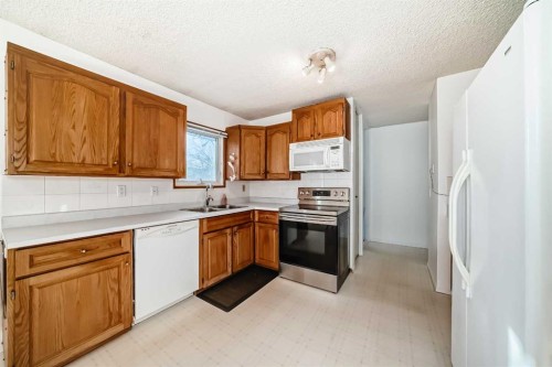 2205 80 Avenue Se, Calgary, AB - Indoor Photo Showing Kitchen With Double Sink