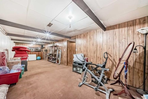 2205 80 Avenue Se, Calgary, AB - Indoor Photo Showing Gym Room