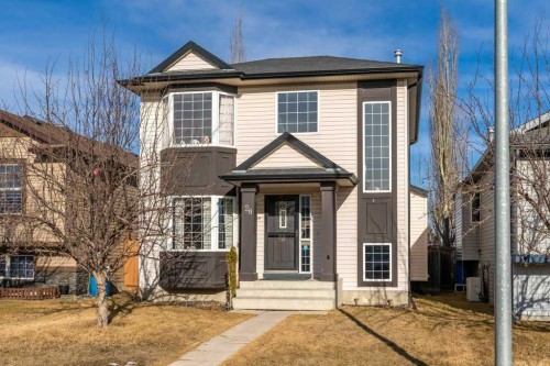 28 Everstone Way Sw, Calgary, AB - Outdoor With Facade