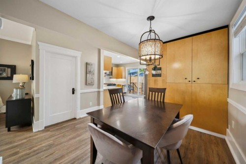 412 17 Avenue Nw, Calgary, AB - Indoor Photo Showing Dining Room