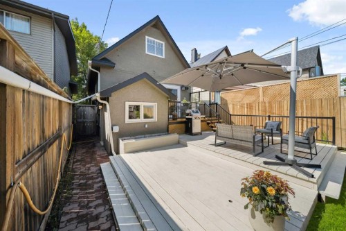 412 17 Avenue Nw, Calgary, AB - Outdoor With Deck Patio Veranda With Exterior