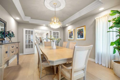 57 Edelweiss Point Nw, Calgary, AB - Indoor Photo Showing Dining Room