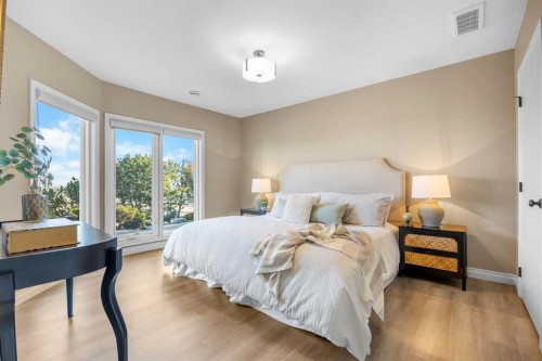 57 Edelweiss Point Nw, Calgary, AB - Indoor Photo Showing Bedroom