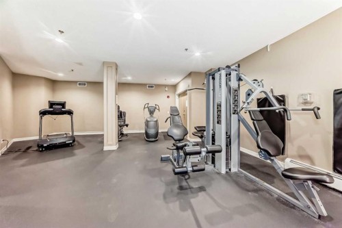 534-26 Val Gardena View Sw, Calgary, AB - Indoor Photo Showing Gym Room
