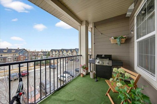 302-200 Cranfield Common Se, Calgary, AB - Outdoor With Balcony With Exterior