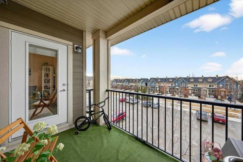 302-200 Cranfield Common Se, Calgary, AB - Outdoor With Balcony With Exterior