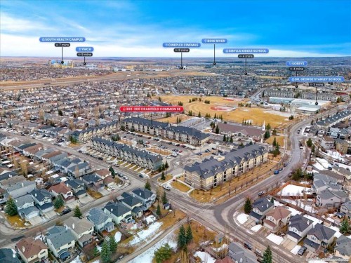 302-200 Cranfield Common Se, Calgary, AB - Outdoor With View