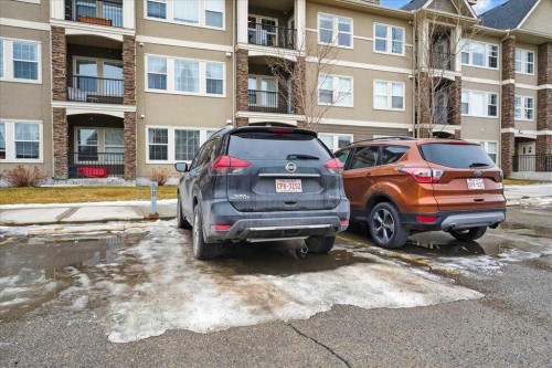 302-200 Cranfield Common Se, Calgary, AB - Outdoor With Balcony With Facade
