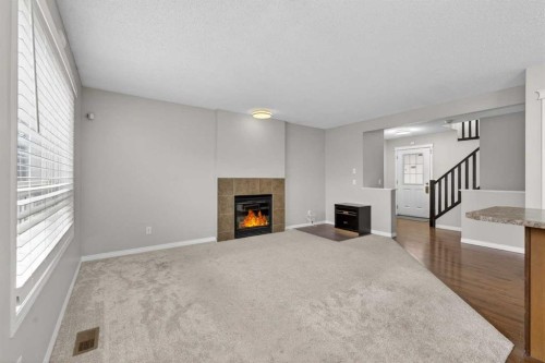 23 Taralake Lane Ne, Calgary, AB - Indoor With Fireplace
