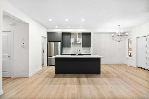43 Belvedere Point Se, Calgary, AB - Indoor Photo Showing Kitchen With Stainless Steel Kitchen
