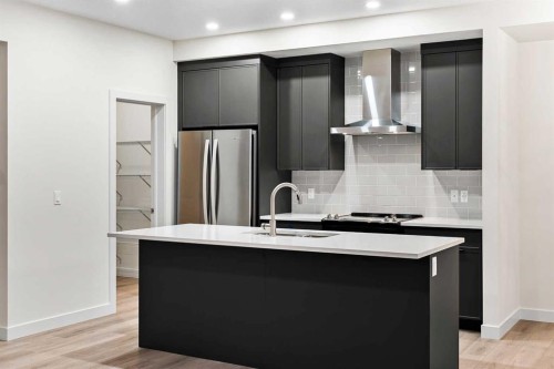 43 Belvedere Point Se, Calgary, AB - Indoor Photo Showing Kitchen With Upgraded Kitchen