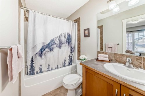 822 Panatella Boulevard Nw, Calgary, AB - Indoor Photo Showing Bathroom