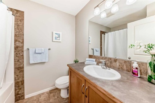 822 Panatella Boulevard Nw, Calgary, AB - Indoor Photo Showing Bathroom