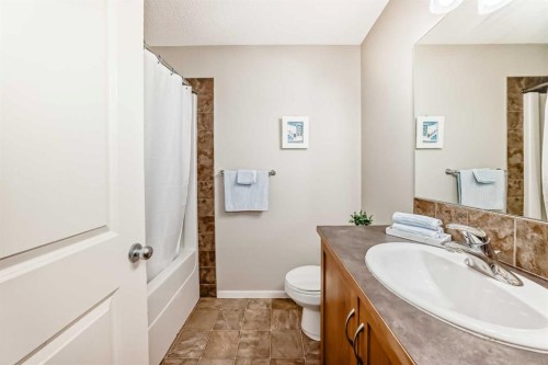 822 Panatella Boulevard Nw, Calgary, AB - Indoor Photo Showing Bathroom