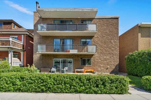 B-518 18 Avenue Sw, Calgary, AB - Outdoor With Balcony