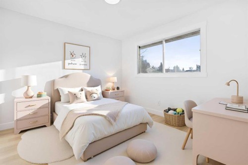 80 Hawkfield Crescent Nw, Calgary, AB - Indoor Photo Showing Living Room