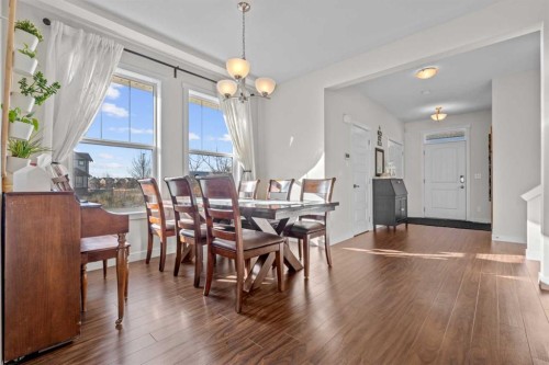 1112 Williamstown Boulevard Nw, Airdrie, AB - Indoor Photo Showing Dining Room
